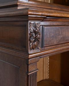 19th Century French Louis XVI Style Walnut 8 Door Bookcase - 4299005