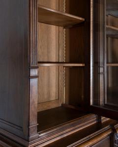 19th Century French Louis XVI Style Walnut 8 Door Bookcase - 4299011