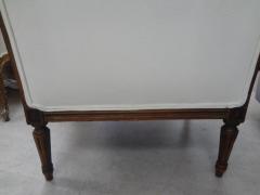 19th Century French Louis XVI Style Walnut Hooded Berg re - 4265308