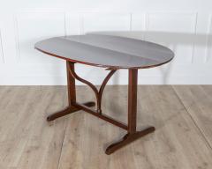 19th Century French Mahogany Winegrower s Tilt Top Table from Burgundy - 4282293