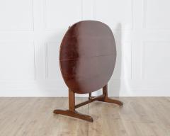 19th Century French Mahogany Winegrower s Tilt Top Table from Burgundy - 4282295