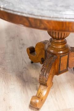 19th Century French Marble Top Center Table - 3979913