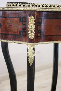 19th Century French Napoleon III Inlaid Wood with Golden Bronzes Planter Table - 2845000