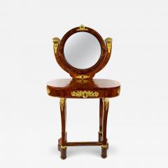 19th Century French Neoclassical Mahogany Vanity Ormolu Mounts - 3178580