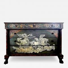 19th Century French Neoclassical Style Painted Commode - 3702375