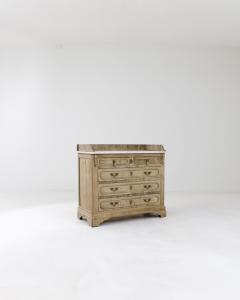 19th Century French Oak Drawer Chest with Marble Top - 3472071
