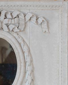 19th Century French Painted Boiserie Panel with Original Mirror Plate - 4736952