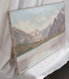 19th Century French Painting of a Mountain View - 1461174