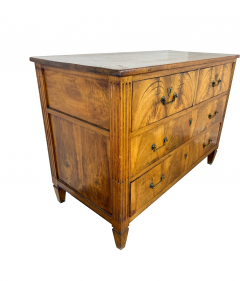 19th Century French Provincial Louis XVI Style Chest of 4 Drawers - 4742730