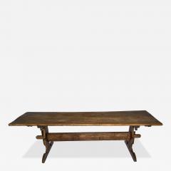 19th Century French Provincial Trestle Dining Table - 4752107
