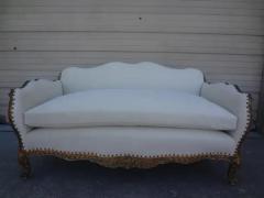 19th Century French R gence Style Giltwood Loveseat or Sofa - 3699856