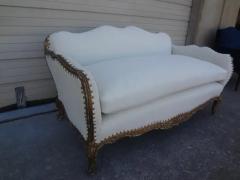 19th Century French R gence Style Giltwood Loveseat or Sofa - 3699882