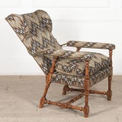 19th Century French Reclining Wingback Armchair - 3611717