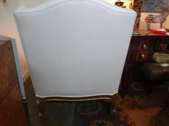 19th Century French Regence Giltwood Marquise Chair - 4817258