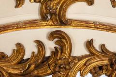 19th Century French Rococo Louis XV Carved Giltwood Trumeau Mirror 80 H - 4502004