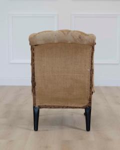 19th Century French Slipper Chair Ready to Upholster - 4707189
