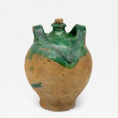 19th Century French Terracotta and Green Glazed Confit Pot - 2530324