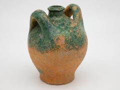 19th Century French Terracotta and Green Glazed Confit Pot - 2528792