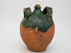 19th Century French Terracotta and Green Glazed Confit Pot - 2528800