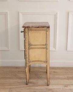 19th Century French Transition Style Half Chest of Drawers with Marble Top - 4481013