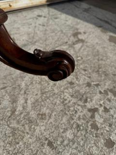 19th Century French Twist Carved with Burl top Pedestal Table - 4383334