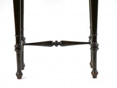 19th Century French Victorian Style Walnut Ebonized Work Table - 3283234