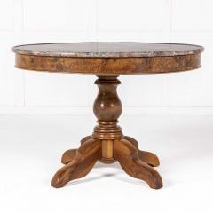 19th Century French Walnut and Burr Walnut Gu ridon - 3563990