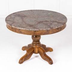 19th Century French Walnut and Burr Walnut Gu ridon - 3564003