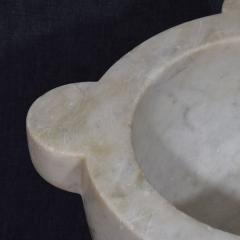 19th Century French White Marble Mortar - 4116206