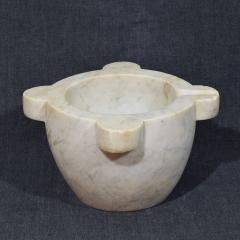 19th Century French White Marble Mortar - 4116221
