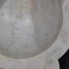 19th Century French White Marble Mortar - 4116301