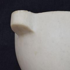 19th Century French White Marble Mortar - 4116245