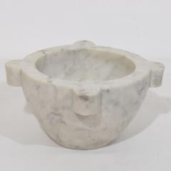 19th Century French White Marble Mortar - 4116197