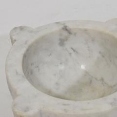 19th Century French White Marble Mortar - 4116279