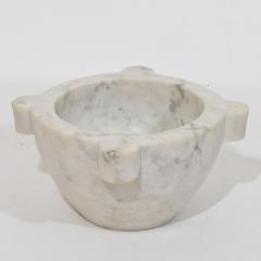 19th Century French White Marble Mortar - 4116283
