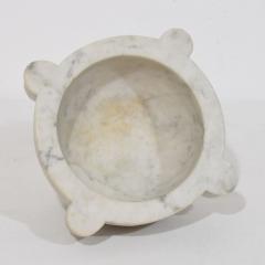 19th Century French White Marble Mortar - 4116337