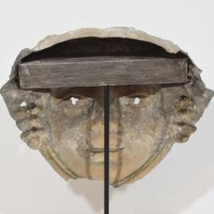 19th Century French Zinc Head Ornament Belle poque Style Circa 1850 - 4509042