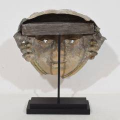 19th Century French Zinc Head Ornament Belle poque Style Circa 1850 - 4509046