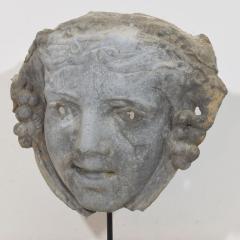 19th Century French Zinc Head Ornament Belle poque Style Circa 1850 - 4509047
