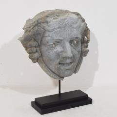 19th Century French Zinc Head Ornament Belle poque Style Circa 1850 - 4509048