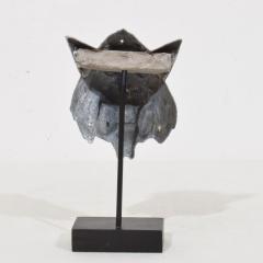 19th Century French Zinc Mythical Lion Wolf Head Fragment - 4120915