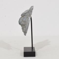 19th Century French Zinc Mythical Lion Wolf Head Fragment - 4120995