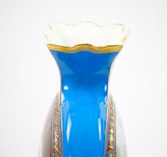 19th Century French hand Painted Decorated Porcelain Vases - 3282493