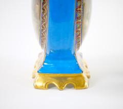 19th Century French hand Painted Decorated Porcelain Vases - 3282495