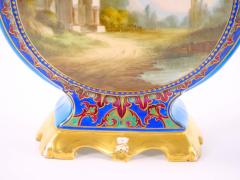 19th Century French hand Painted Decorated Porcelain Vases - 3282502