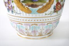 19th Century German Pair Gilt Painted Urns - 2471508