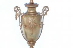 19th Century Gilt Bronze Marble Base Five Arm Candelabra - 1822698