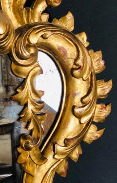 19th Century Gilt Mirror Wall or Console Mirror French Finely Carved - 2970041