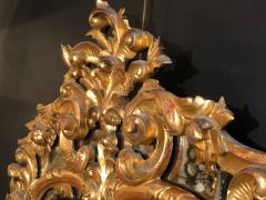 19th Century Gilt Mirror Wall or Console Mirror French Finely Carved - 2970050