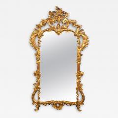 19th Century Gilt Mirror Wall or Console Mirror French Finely Carved - 2971998